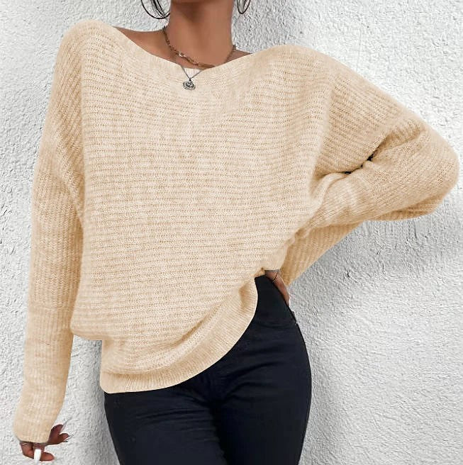 Women's Slouchy Bardot Knit Jumper