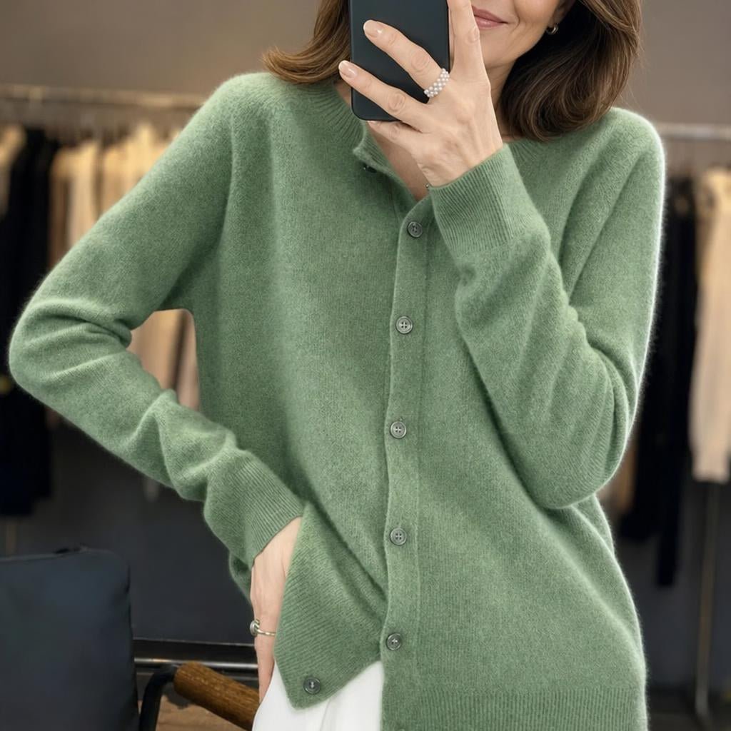 Women's Longline Cardigan in Soft Knit with Open Front Design