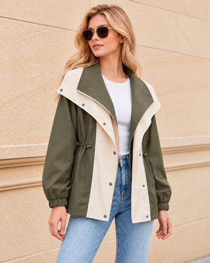 Women's Shawl Collar Shell Jacket