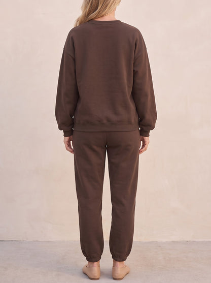 Women's Sweatshirt and Joggers Tracksuit Set