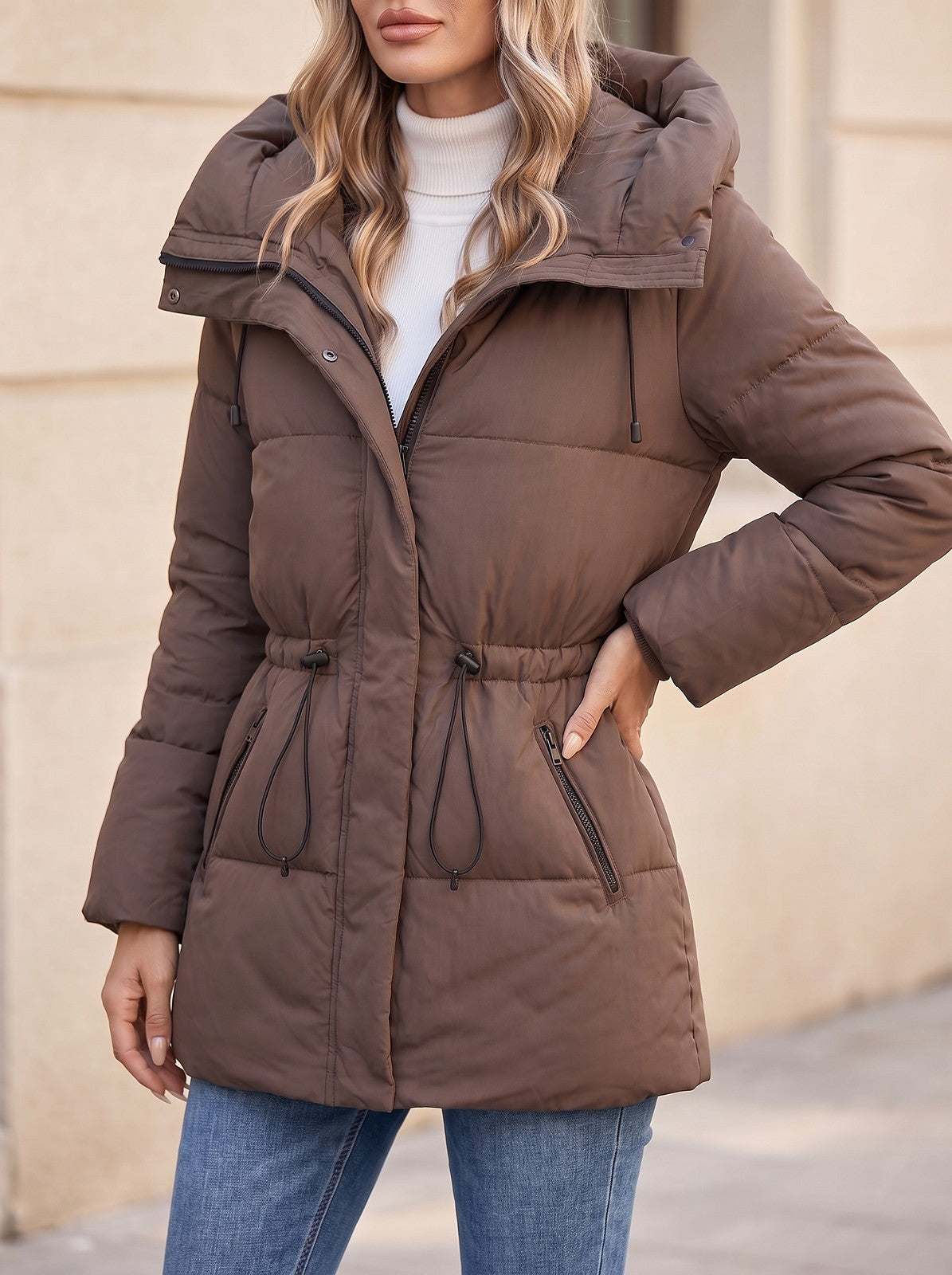 Women's Hooded Padded Coat