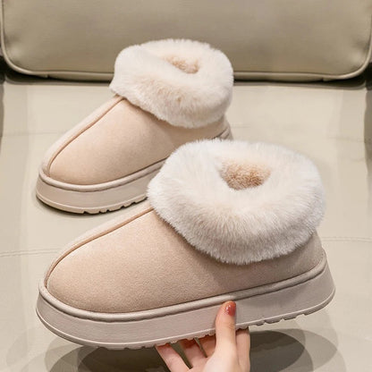 Women's Warm Cuff Bootie Slippers