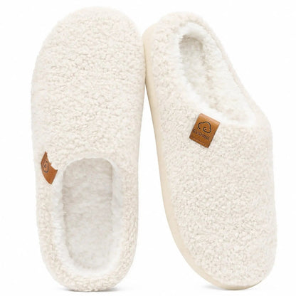 Women's Cushioned Fluffy Mule Slippers