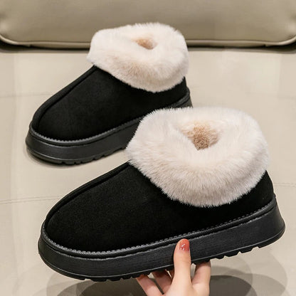 Women's Warm Cuff Bootie Slippers