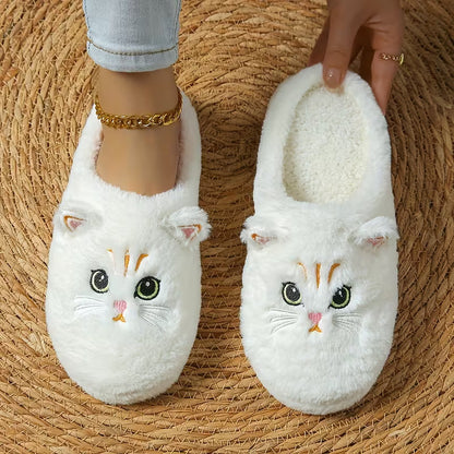 Women's Novelty Cat Slippers Soft Sole
