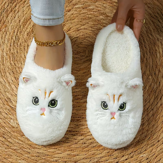 Women's Novelty Cat Slippers Soft Sole