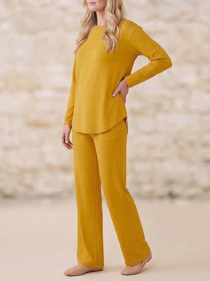 Women's Knit Top and Trousers Co-ord Set