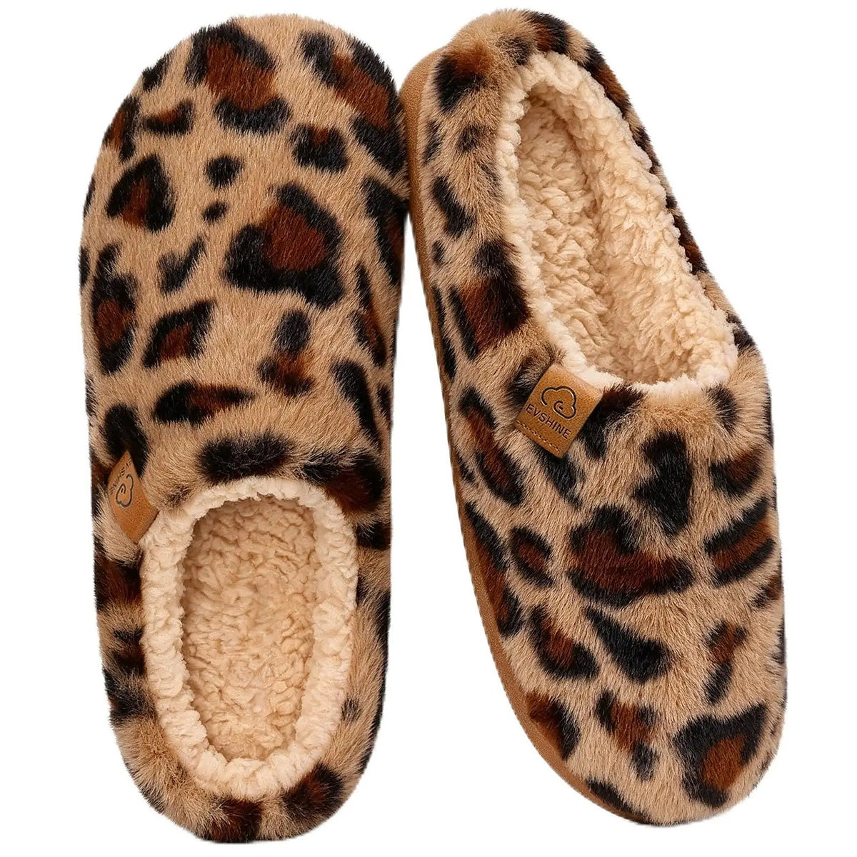 Women's Cushioned Fluffy Mule Slippers