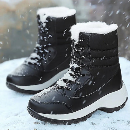 Women's Padded Platform Cold Weather Boots