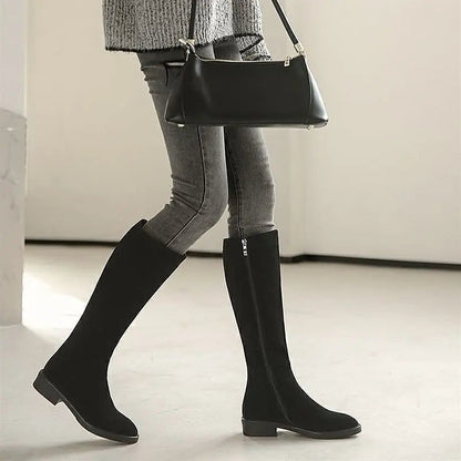 Women's Straight Shaft Knee Boots
