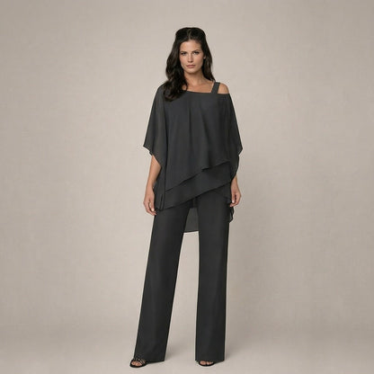 Women's One Shoulder Top and Trouser Co-ord