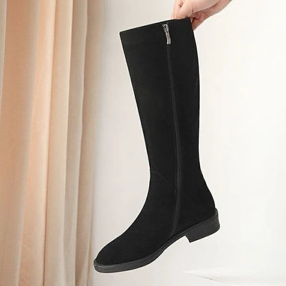 Women's Straight Shaft Knee Boots