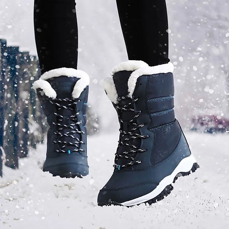 Women's Padded Platform Cold Weather Boots
