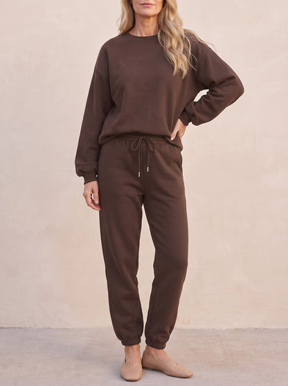 Women's Sweatshirt and Joggers Tracksuit Set