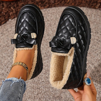 Women's Quilted Buckle Chunky Sole Slippers