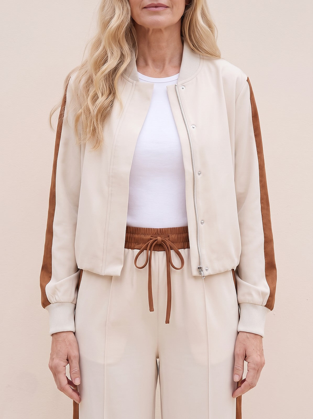 Women's Bomber Jacket and Trousers Co-ord Set
