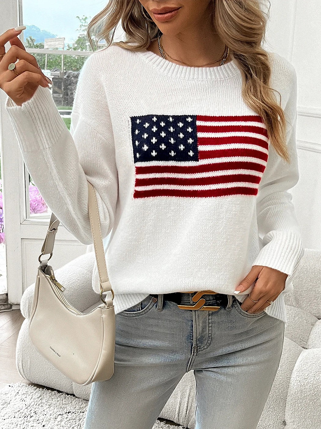 Women's Graphic Crew Neck Jumper