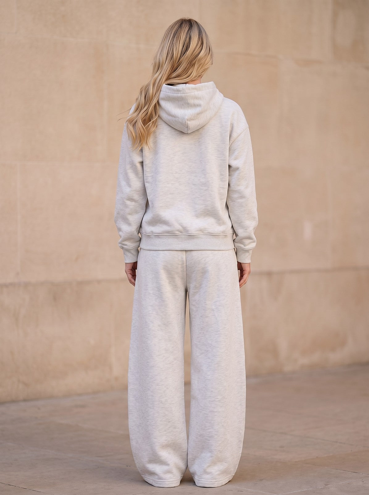 Women's Hoodie and Wide Leg Trousers Set