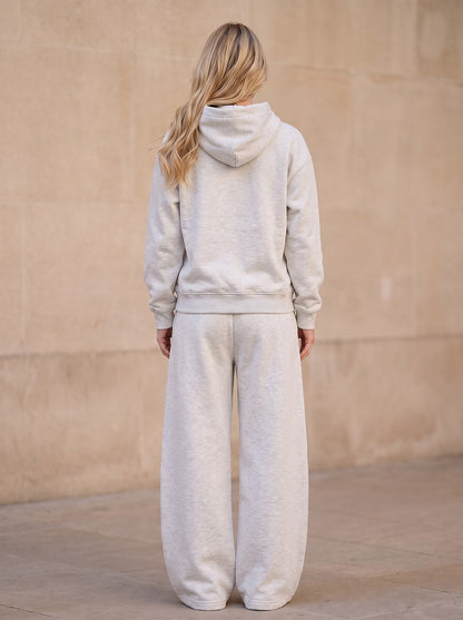 Women's Hoodie and Wide Leg Trousers Set
