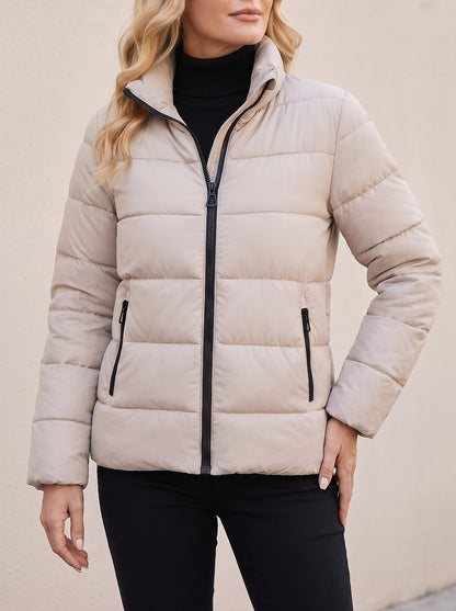 Women's Funnel Neck Puffer Jacket