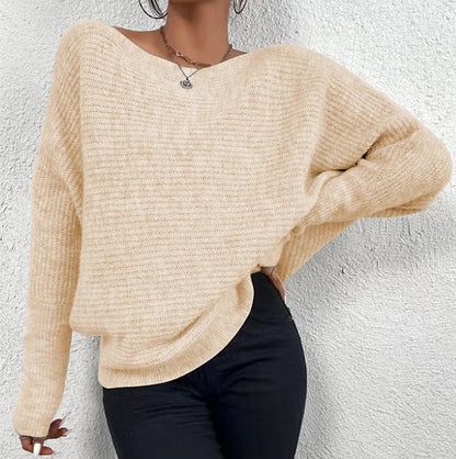 Women's Slouchy Bardot Knit Jumper