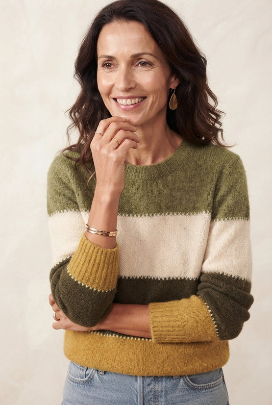 Women's Chunky Knit Jumper with Relaxed Fit