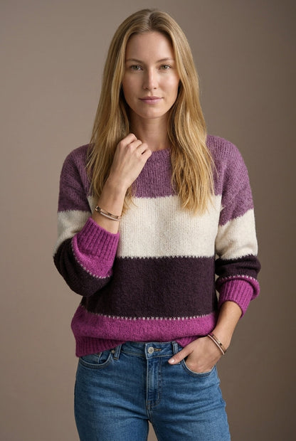 Women's Chunky Knit Jumper with Relaxed Fit