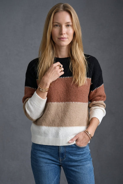 Women's Chunky Knit Jumper with Relaxed Fit
