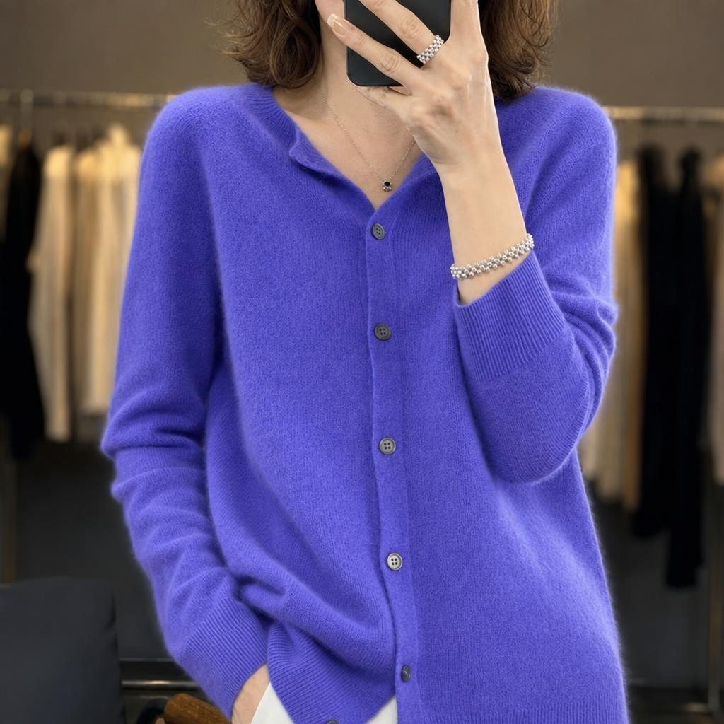 Women's Longline Cardigan in Soft Knit with Open Front Design