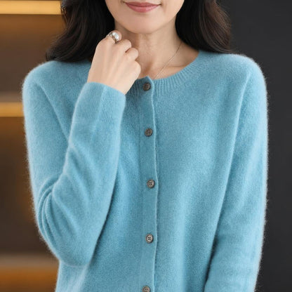 Women's Longline Cardigan in Soft Knit with Open Front Design