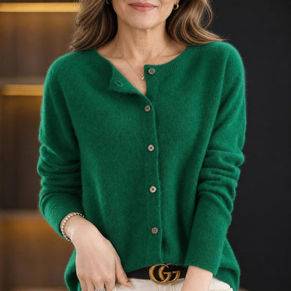 Women's Longline Cardigan in Soft Knit with Open Front Design