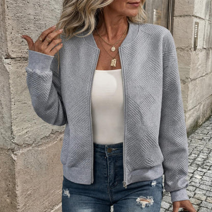 Women's Longline Textured Knit Cardigan with Soft Touch