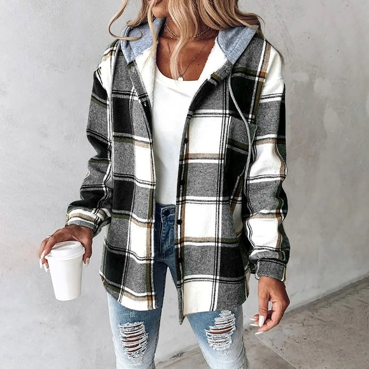 Women's Quilted Jacket with Soft Touch and Breathable Fabric