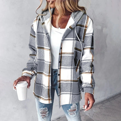 Women's Quilted Jacket with Soft Touch and Breathable Fabric