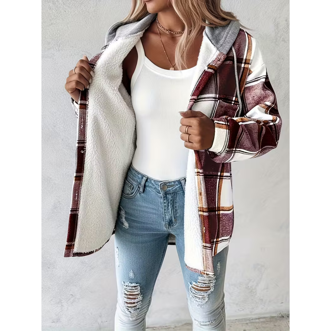 Women's Quilted Jacket with Soft Touch and Breathable Fabric