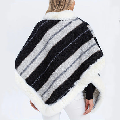 Women's Soft Vegan Fur Jumper with Flattering Fit