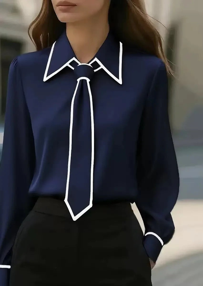 Women's Tie Detail Shirt Blouse