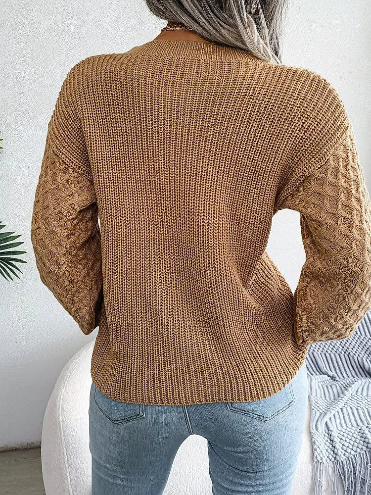 Women's Puff Sleeve Knit Jumper