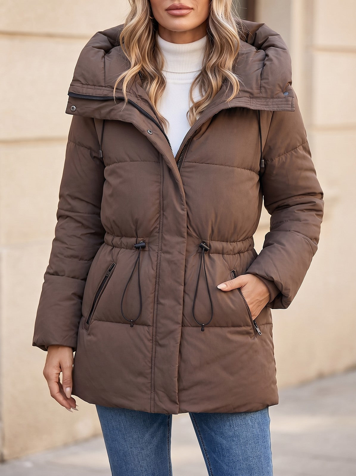 Women's Hooded Padded Coat
