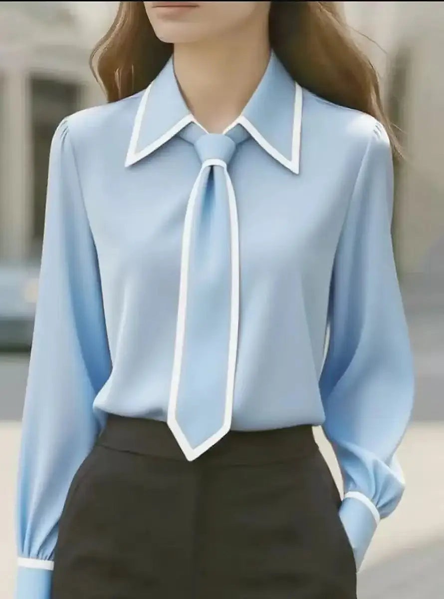 Women's Tie Detail Shirt Blouse