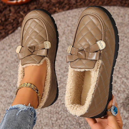 Women's Quilted Buckle Chunky Sole Slippers