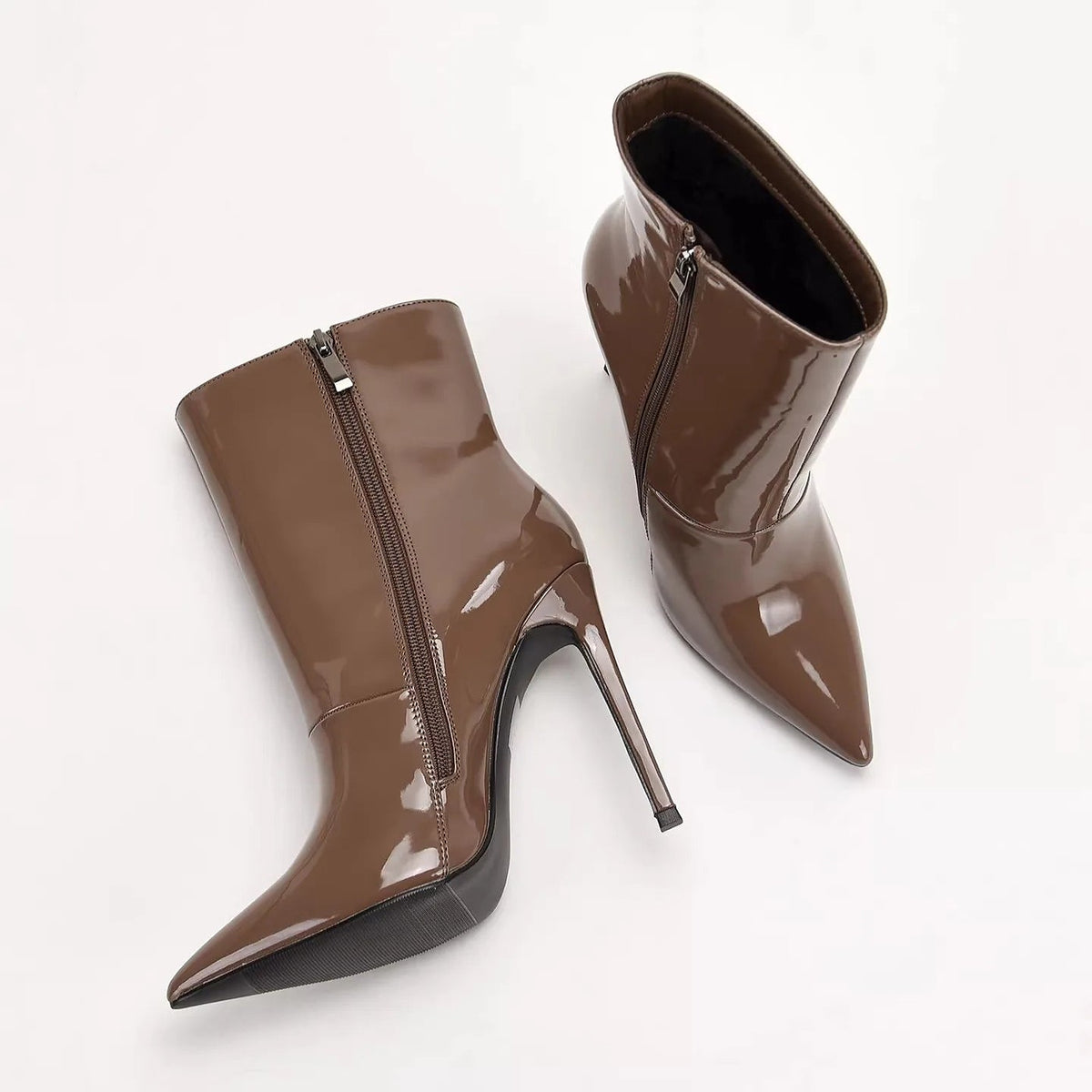 Women's Snug Easy Zip Stiletto Ankle Boots