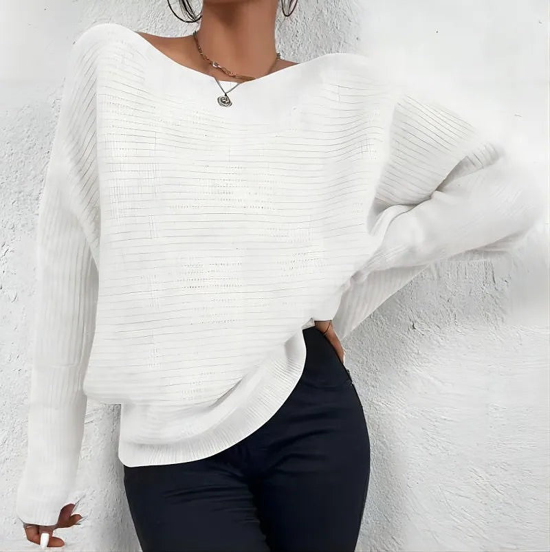 Women's Slouchy Bardot Knit Jumper