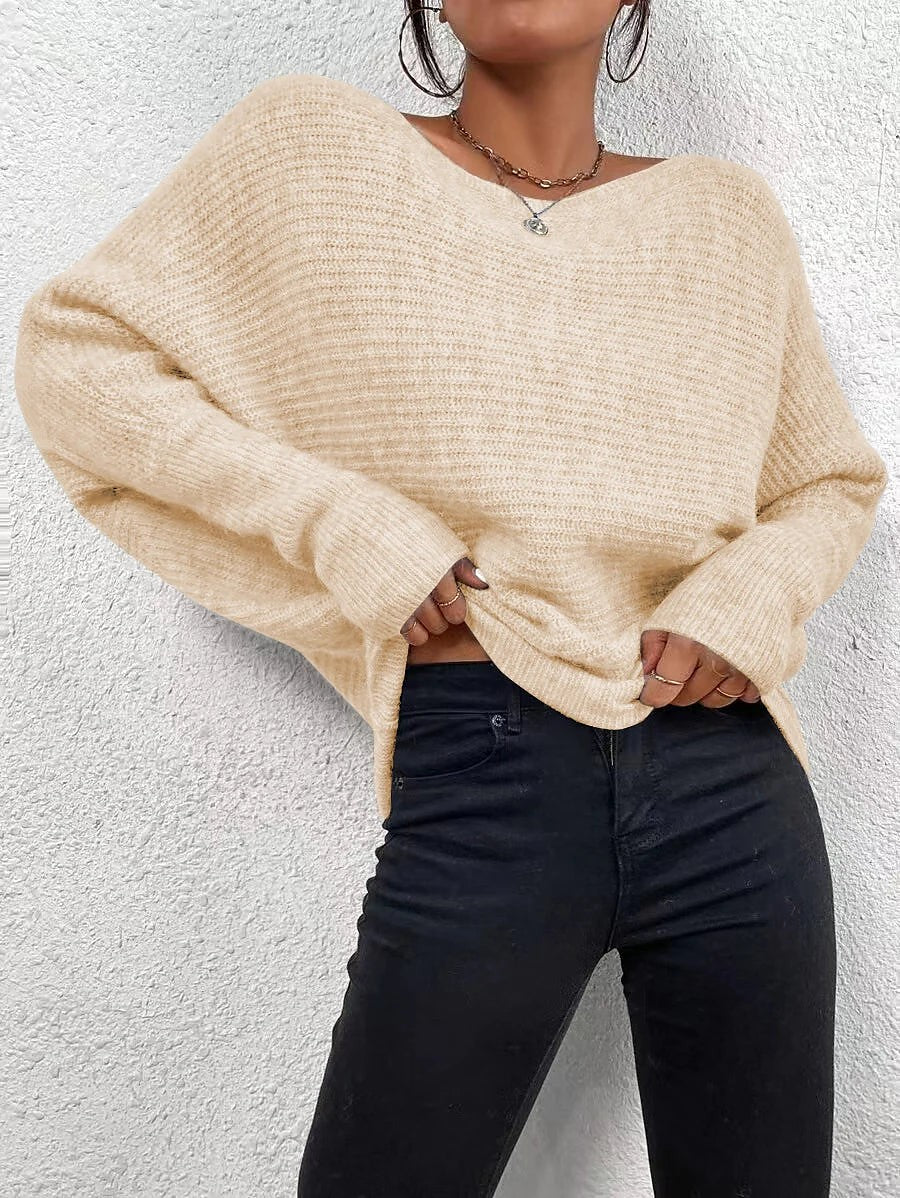 Women's Slouchy Bardot Knit Jumper
