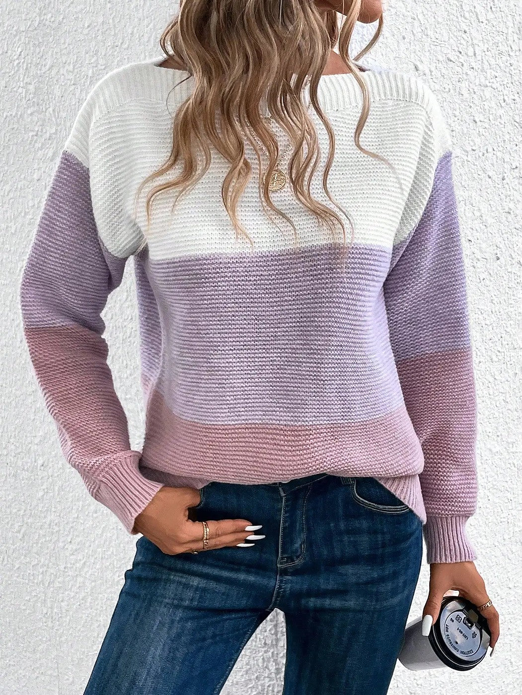 Women's Bardot Neck Stripe Jumper