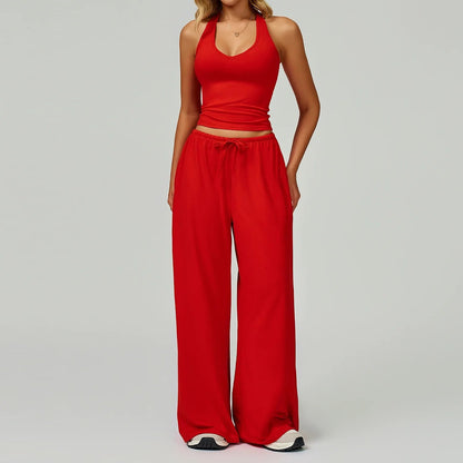 Women's Easy Wear Wrap Top Wide Set