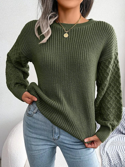 Women's Puff Sleeve Knit Jumper