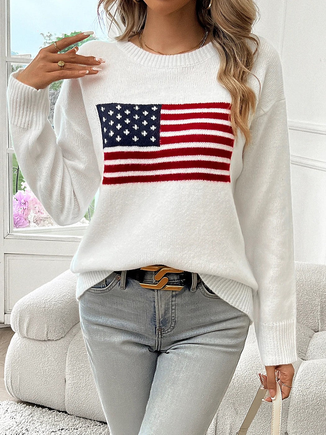Women's Graphic Crew Neck Jumper