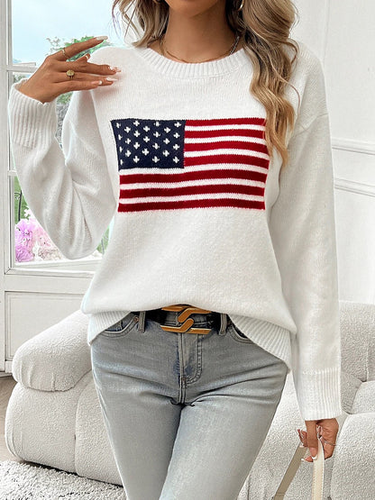 Women's Graphic Crew Neck Jumper
