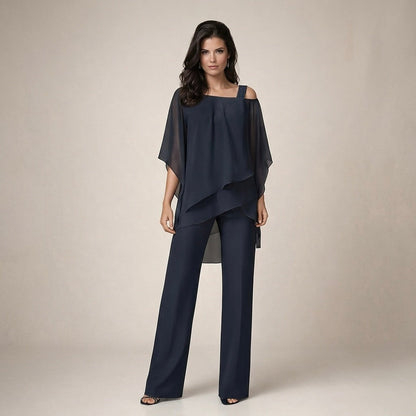 Women's One Shoulder Top and Trouser Co-ord